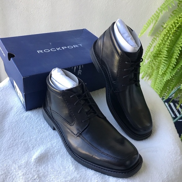 Rockport SL2 Chukka Boot C19488 Lace up Black Men’s Size 8.5 wide - Picture 1 of 11